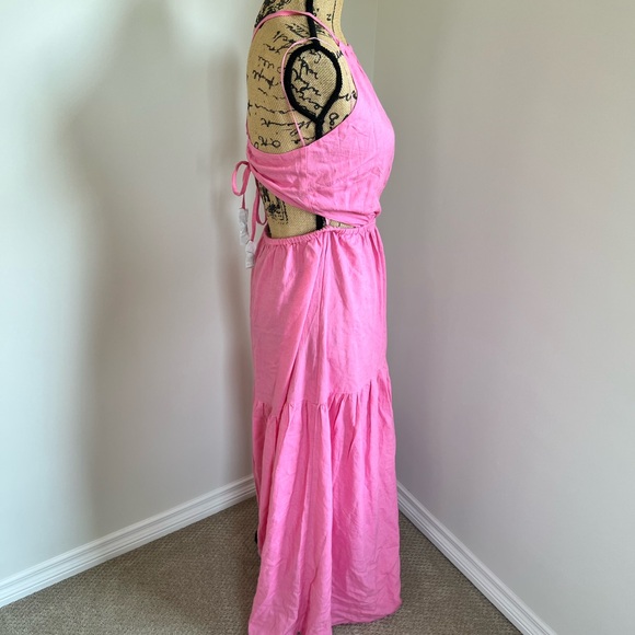 Revolve L*SPACE JAIDE DRESS IN GUAVA LARGE NWT - Picture 14 of 16